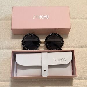 *Black Sunglasses with Case. NIB